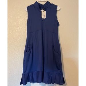 ❤️ EP NEW YORK Sun Protection Dress w/ Shorts Navy - M